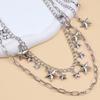 Metal Geometric Bag Chain Versatile Hip Hop Chain  Men Women Jeans Accessory