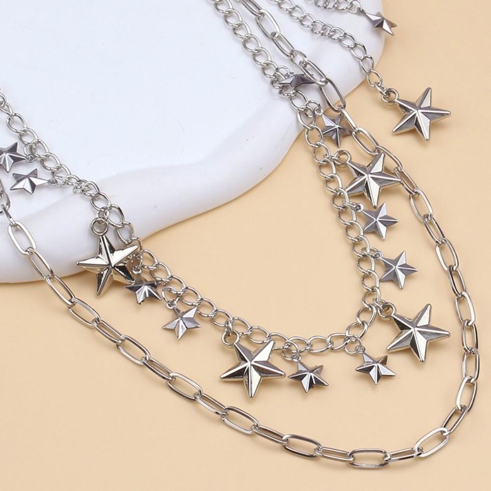 Metal Geometric Bag Chain Versatile Hip Hop Chain Men Women Jeans Accessory