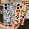Gourmet Burger Case for Xiaomi Redmi Note 14 Pro Plus Note 13 10S 12S A4 13C 14C 11 12 11S 9 10 Soft Phone Cover