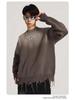 BE Men's American Retro Gradient Knit Sweater - Autumn/Winter Collection