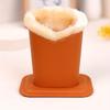 Pack of 1 Plush Lined Glasses Holder Stand Protective Glasses Case for Desks or Nightstands eyeglass case glasses pouch
