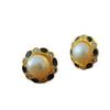2024 Elegant Pearl & Zircon Stud Earrings for Women - Vintage High-End Style