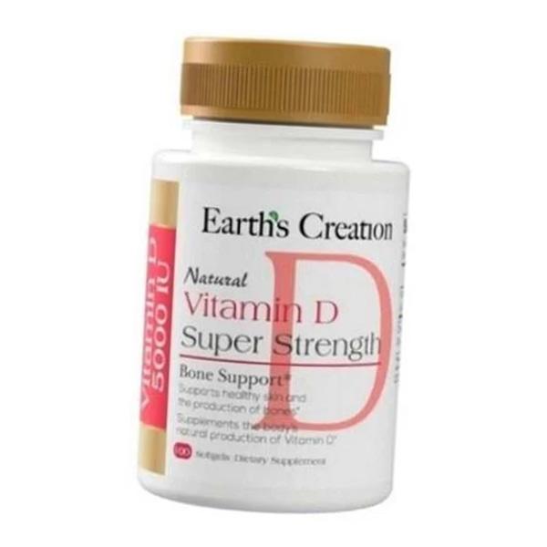 

Vitamin D, Vitamin D 2000, Earth s Creation 100gelcaps (36604030) 100softgels