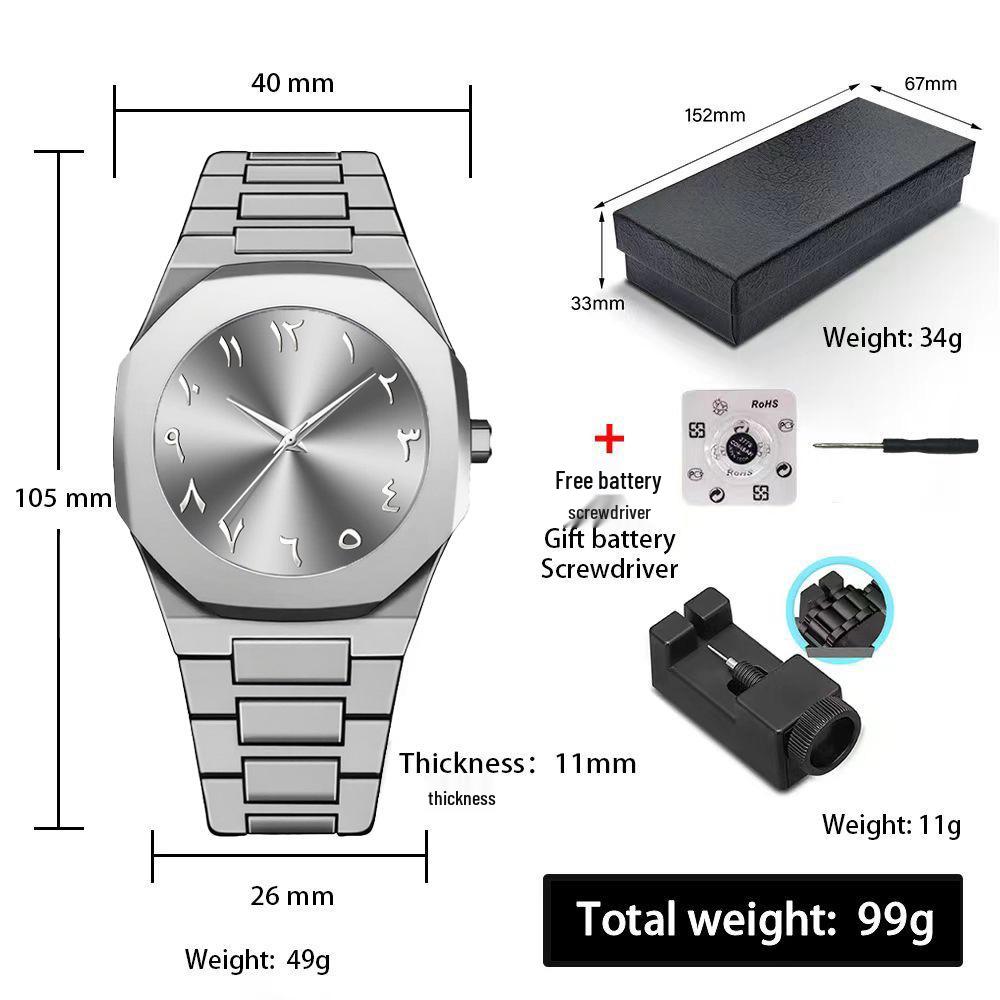 2024 Špičkové vodotěsné pánské a dámské quartzové hodinky pro jihovýchodní Asii a Blízký východ