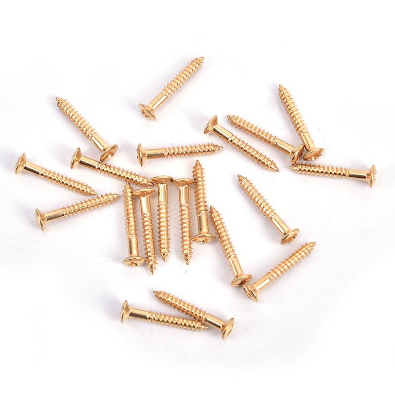 20pcs Electric Guitar Humbucker Pickup Ring Mounting Pickup Frame Fixing Screw