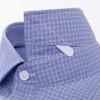 Official Formal Pure Cotton Iron Free  Square Collar Business Men Plaid Shirts Long Sleeve Anti Wrinkle