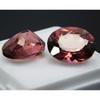 Padparadscha Sapphire Oval Cut Natural 20.75 Ct Certified Loose Gemstones Pair A-2343