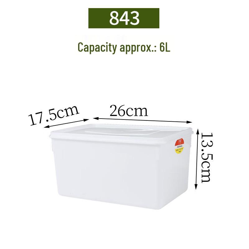 

Zhi Shi Rectangular Commercial Large Capacity Plastic Food Storage Containers (4-Pack)