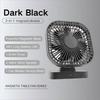 90° Folding Fan 5000mAh Battery USB Timing Desktop Cooling Fan Home Air Circulators Magnet Absorption Silent 3-speed Strong Wind