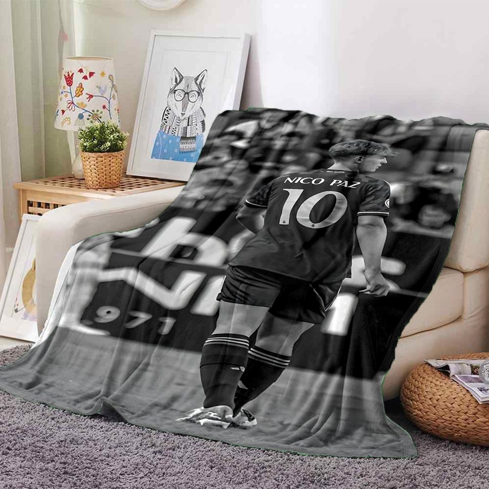 Player Field Blankets Flannel Printed Breathable Warm Throw Blanket for Home Office Bedspreads 0708a54