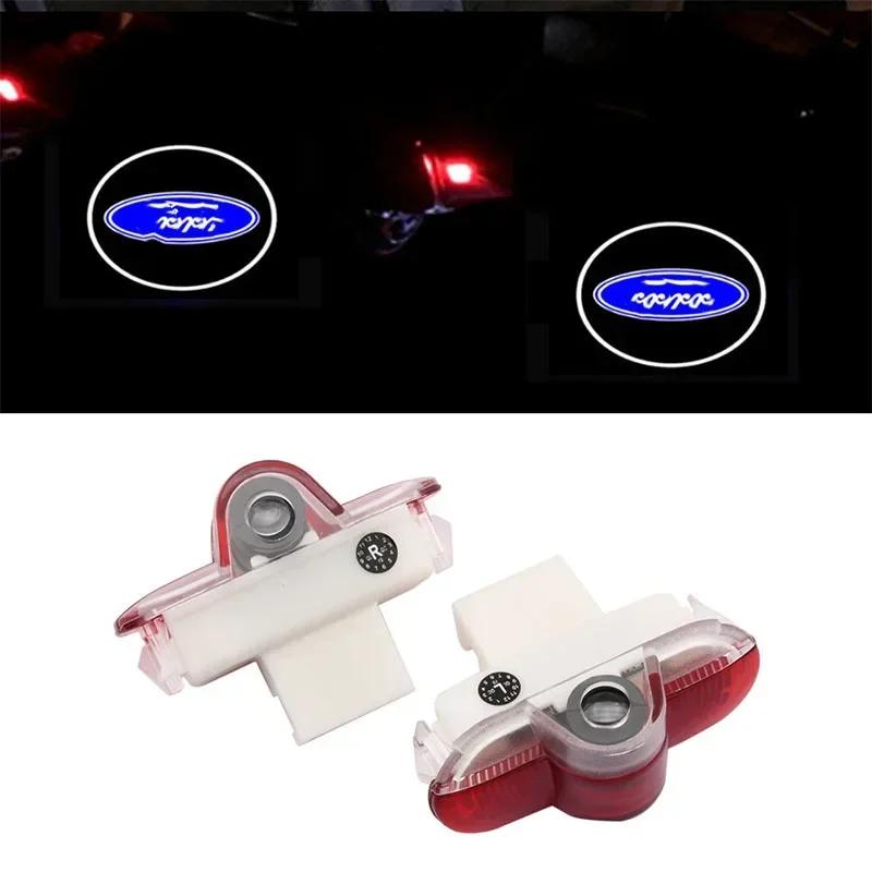

New 2026 Car Sticker Hot For Ford New For Ford door LED Welcome light Winning mondeo max door modification laser accesorios de