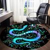 1pc Moon Snake Office Round Area Rug,  Mat Suitable For Office, Under Office Chairs Bedroom Living Room Home Decor, Room Deco