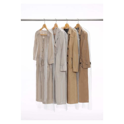 Towa Sangyo Clothing Cover, 1-Year Insect Repellent, Long, Transparent Film on the Front, Non-Woven Fabric on the Back, 88001, Pack of 6