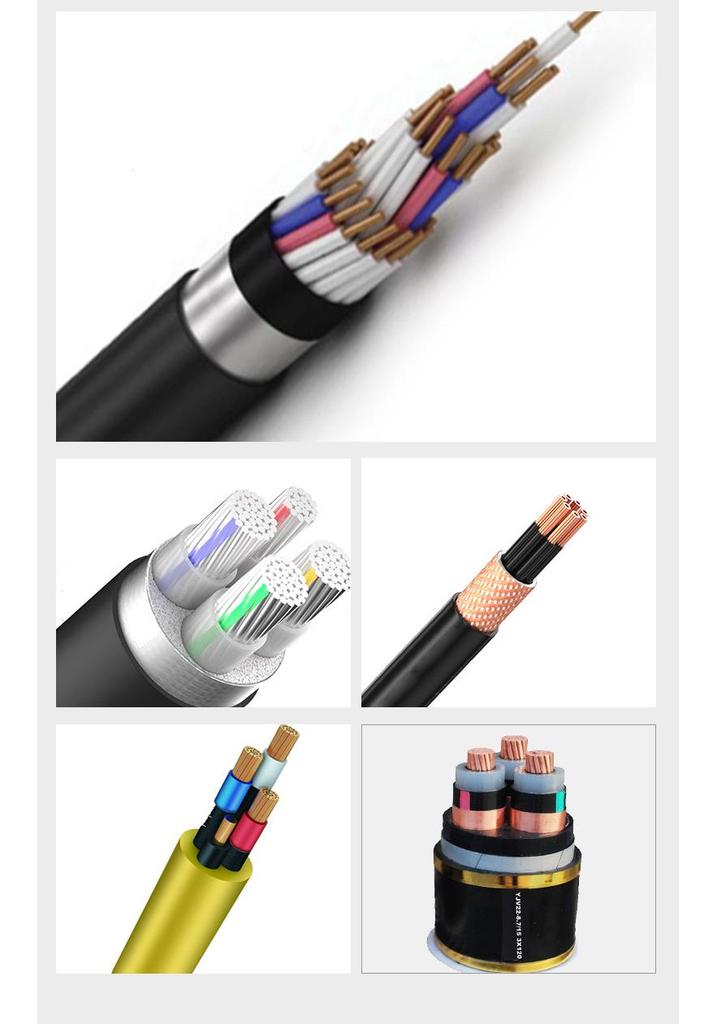 National Standard Copper Core Low Smoke Halogen-Free Flame Retardant Cable WDZ-YJV, 3-5 Cores, 10-300 Sq.