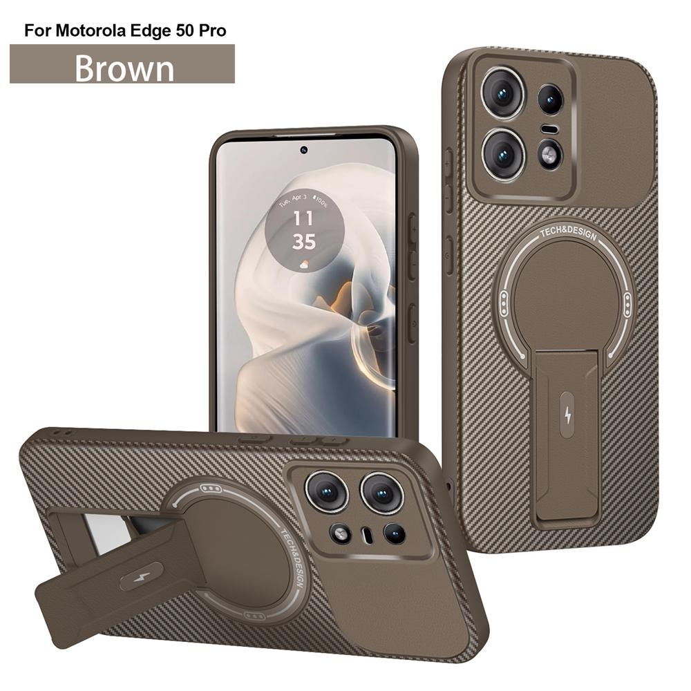 

Luxury Magnetic Wireless Charge For Magsafe Case for Motorola Moto Edge 50 Pro Shockproof Armor Bumper Cover For Edge50 Pro For Edge 50 Pro