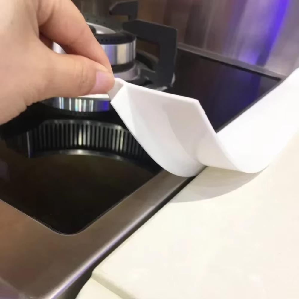 4pcs Silicone Stove Counter Gap Cover Heat Resistant Oven Gap Filler  Restaurant