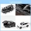 Toyota Alloy Car Model 132 Scale Toy Cruiser Functional Doors Light Features
