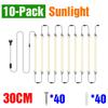 LED Plant Grow Lights Full Spectrum Indoor Hydroponics Seed Flower Vegetables Growth Box Cultivation Lamp EU plug 30/50CM AC220V