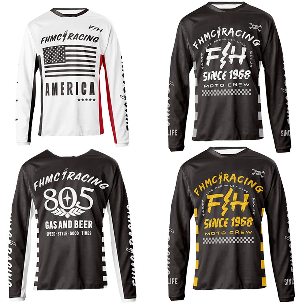 Racing Shirt Bike Quick Dry Motocross Racing Shirt Downhill Enduro Jersey NEW Jersey Motorcycle Jerseys
