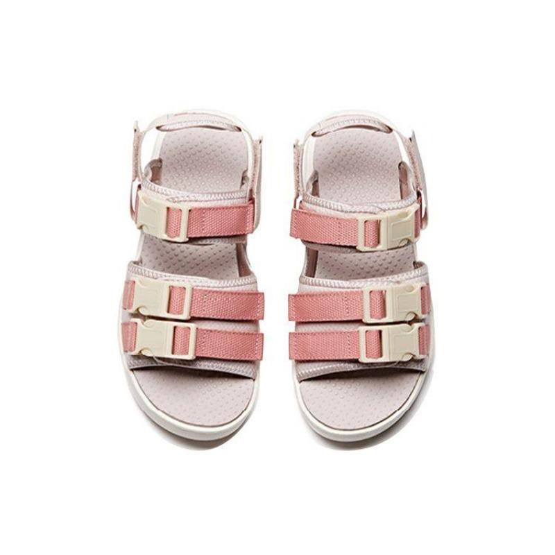 Anta Women Life Series Beach Sandals Gray Pink 922036901-4