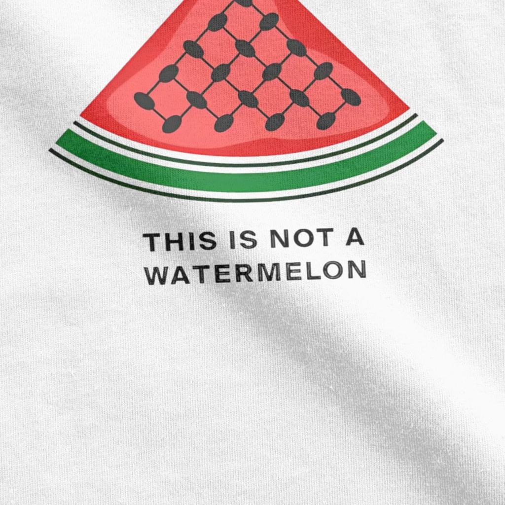 Watermelon Palestines T-Shirt for Men Women Palestinians Hatta Kufiya Casual Pure Cotton Tees Short Sleeve T Shirt Summer Tops