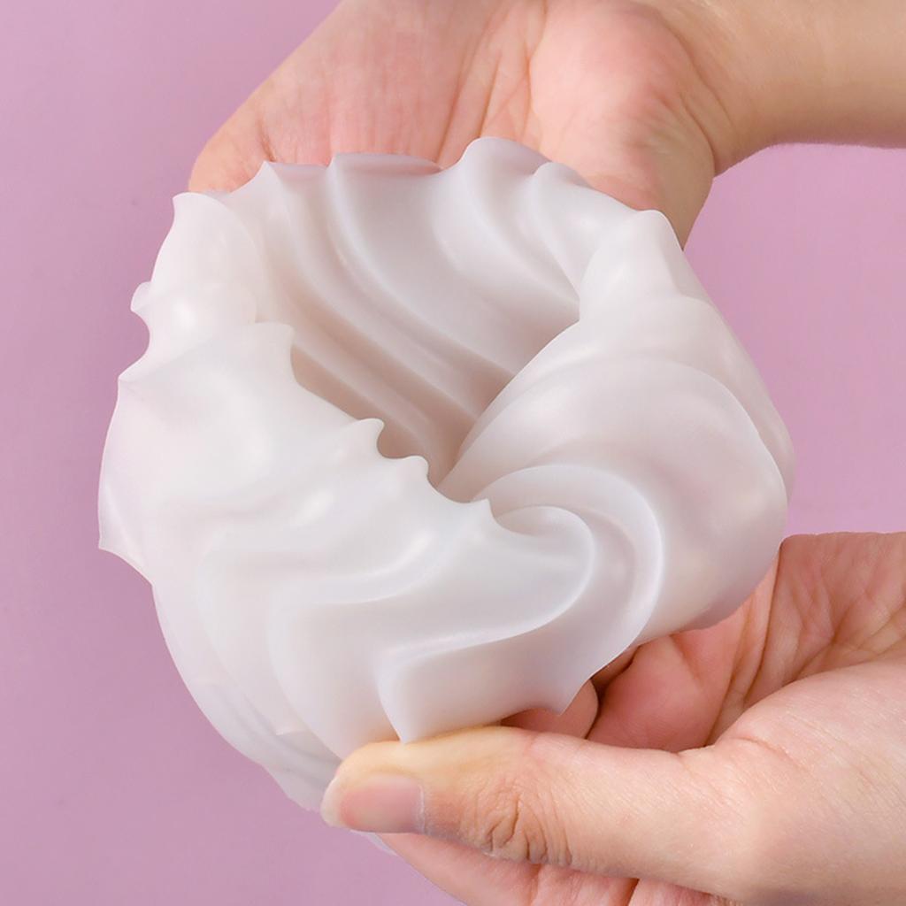 3D Cylinder Candle Mold for Making Candle Soap Plaster Ornament Silicone Resin Casting Molds DIY Craft Non-stick Mould
