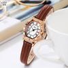 Retro Wine Barrel Type Women'S Watch Small Dial Roman Scale Belt Watch Women'S Quartz Watch