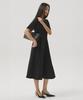 Aheule Lino Flare Tension One-Piece Dress_Black