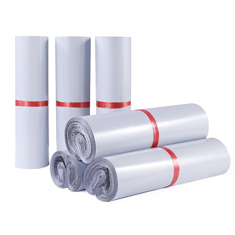 Durable White Waterproof Packaging Bags for E-commerce Clothing