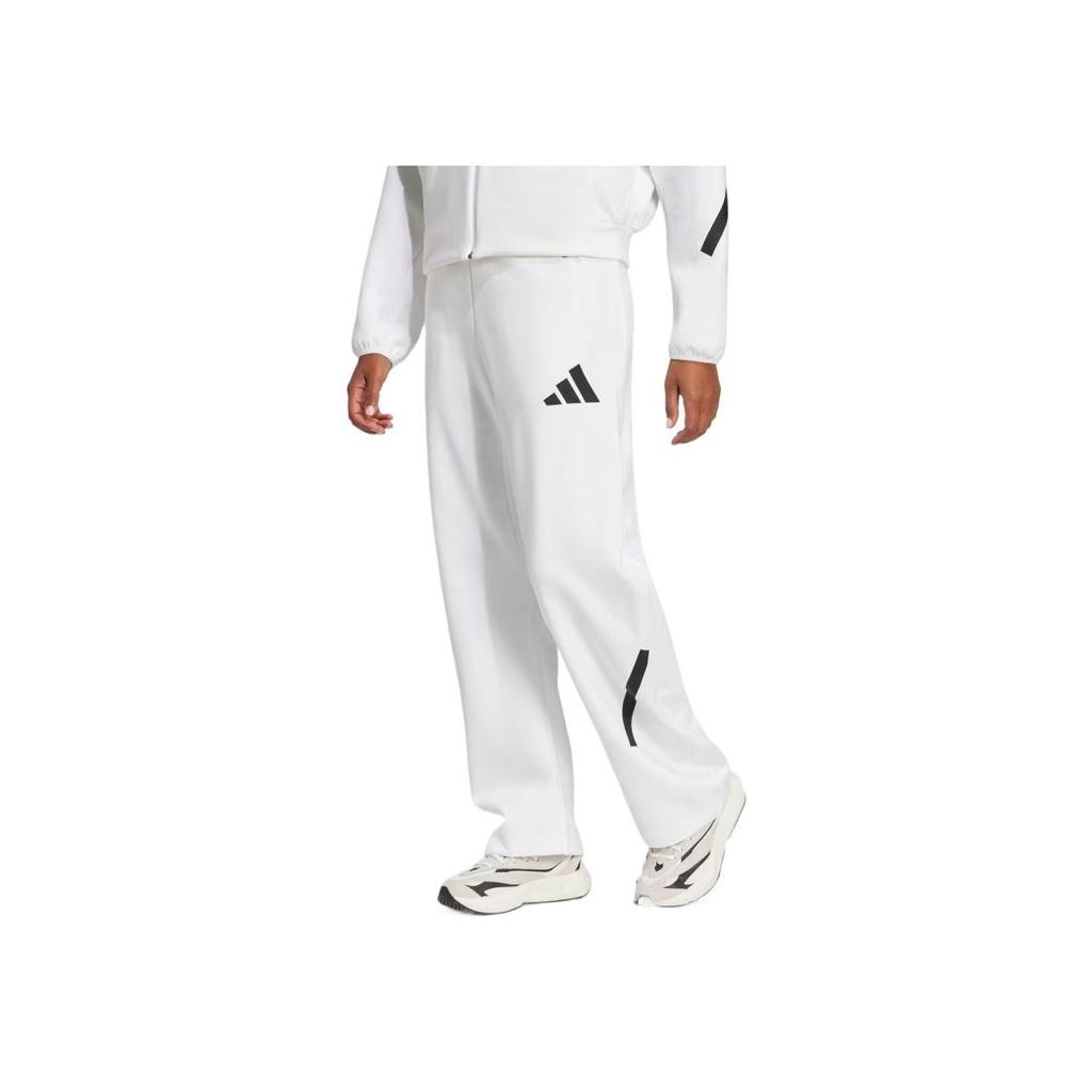 adidas Womens Z.N.E. Barrel Tracksuit Bottoms White/Black Women Streetwear JJ4747