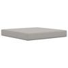 Outdoor Sofa Cushion Set 3 Pcs Grey Polyester