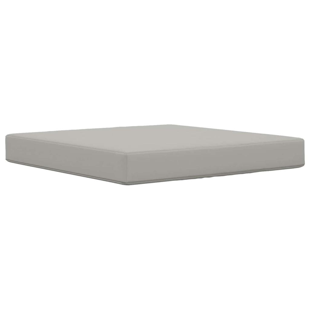 Outdoor Sofa Cushion Set 3 Pcs Grey Polyester