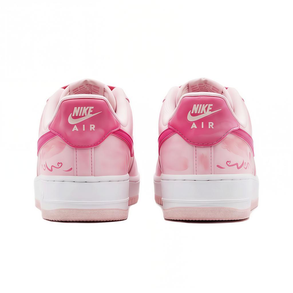 Nike Air Force 1 Heartbeat Pink Order Low top Skateboard Shoes Women's Pink IO8755-600(team2440-)