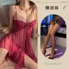 Fun Underwear Suspender Lace Temptation Sexy Steel Tray Gathering Temptation European and American Suit