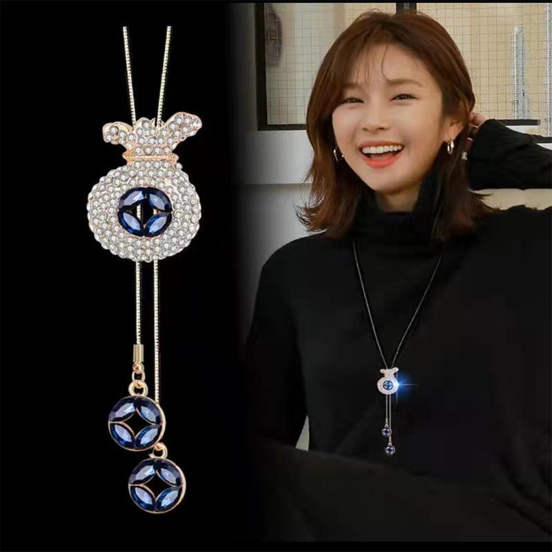 Elegante Quasten-Pulloverkette für Damen - Vielseitiges, hochwertiges europäisches und amerikanisches Design für Herbst/Winter-Mode