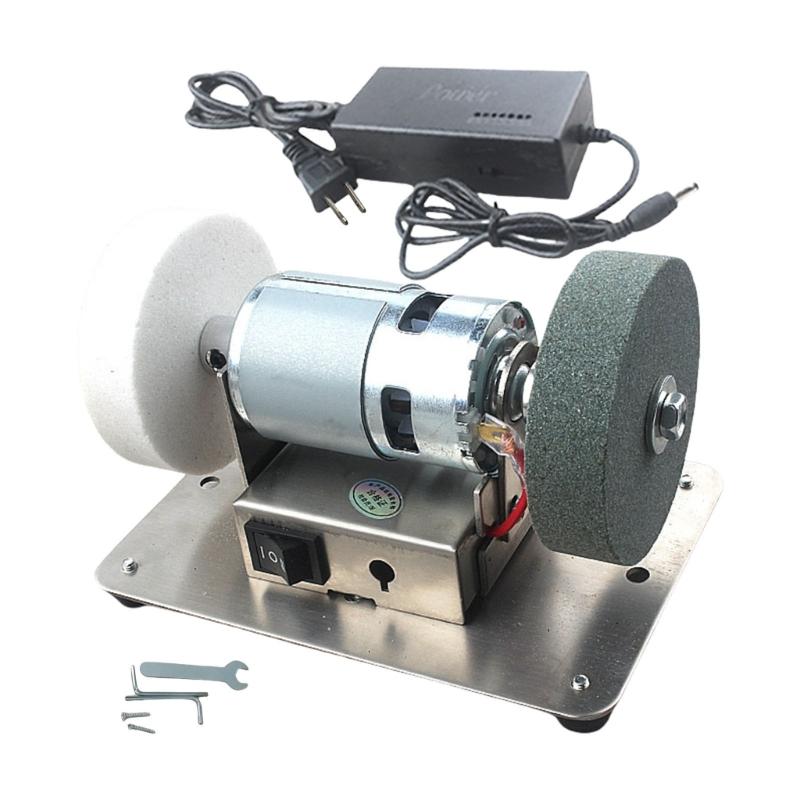 6000rpm Adjustable 100W Electric Benchtop Belt Sander For Metal Woodworking Polishing Tool Sharpening Projects