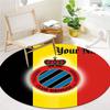 Club Brugge KV Custom Name Round Area Rug,Carpet Rug for Living Room Bedroom Sofa Playroom Decor,Non-slip Floor Mat