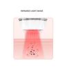 Mini LED Sonic Vibrating Skin Deep Cleansing Rechargeable Electric Facial Scrub Cleaning Brush with 2 Brush Heads