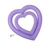 Practical Heart Shaped Desktop Makeup Mirror Dual Use Wall Mounted Vanity Mirror with Adorable Heart Shaped Prop for Selfies New