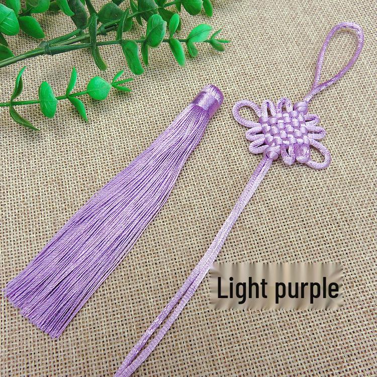 Chinese Knot Car Pendant - Handmade Tassel Accessory (Pack of 6)
