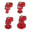 4Pcs Aluminum Alloy Glue Puller Tabs Hail Dent Slide Hammer Reuse Auto Body Repair Tool Paintless Hail Dent Removal Tool