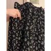 French New Retro Floral Skirt Small High Waist Thin Temperament Skirt Foreign Style Age Reduction Casual Style