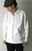 Champion Reverse Size M Men's Full-Zip Hoodie, 11.5oz Weave® Fleece-Lined, White, (C3-W103)