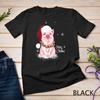 Maialino Carino Cappello di Babbo Natale Buon Natale Amante dei Maialini Regali T-shirt Unisex