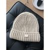 Japanese Style Small Blue Knitted Hat with Large Head Circumference and Face Women's Autumn and Winter Ear Protection Warm Woolen Hat for Men