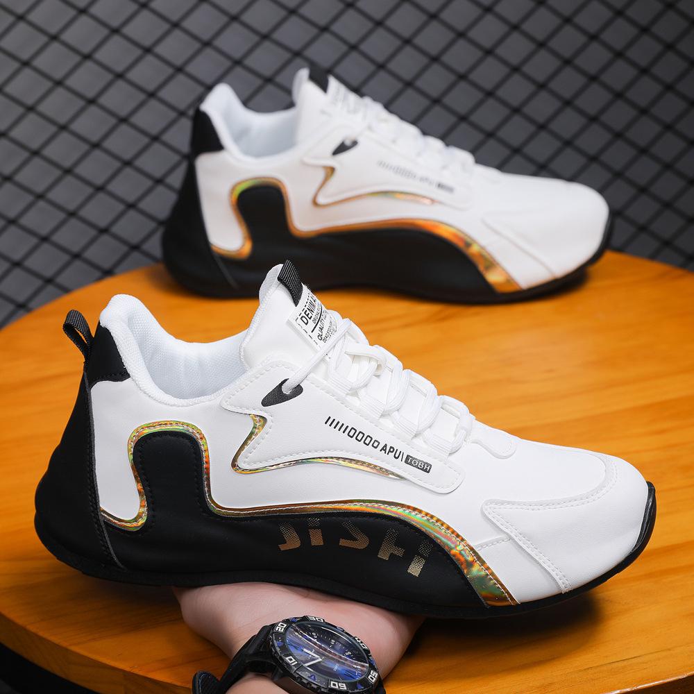 Men's Low-Top Breathable Casual Running Shoes - Stylish & Comfortable for Students & Outdoor Travel