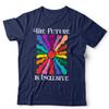 Equality T Shirt The Future Is Inclusive Unisex LGBT Rainbow Gay Pride Vintage