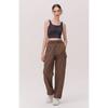 Brushed Double Waist Parachute Pants Htwpn5k11t