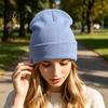 Winter Warm Beanies Hat Unisex Solid Color Knit Beanies, Classic Slouchy Skull Cap for Winter, Couple Matching Casual Headwear Men Women, Soft Thermal