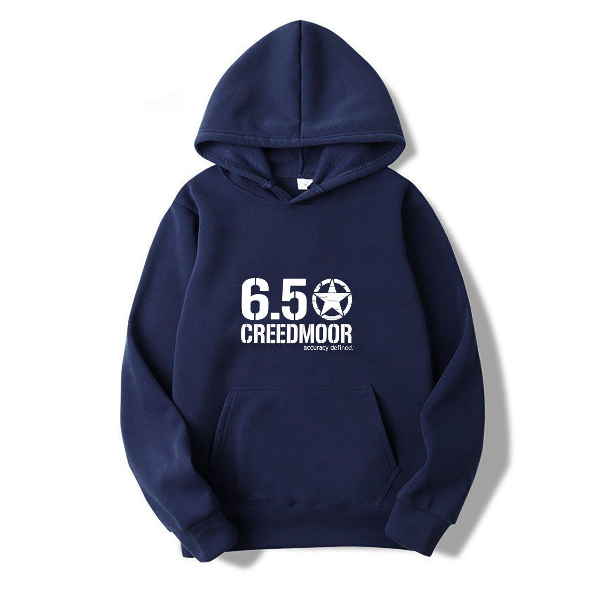 

6.5 Creedmoor hoodies Long Range Range Range Hunting Target NRA Gun Lover 2A fashion hoodies men cotton brand 3XL